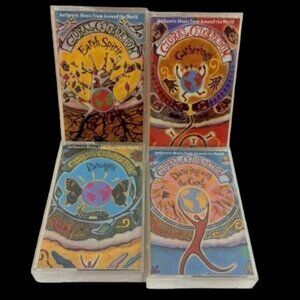 4 1990s Global Celebration World Music Cassette Tapes Ellipsis Arts New Age